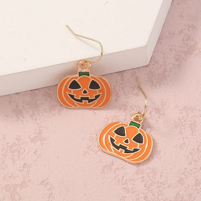 Geometric Alloy Halloween Earrings for Women