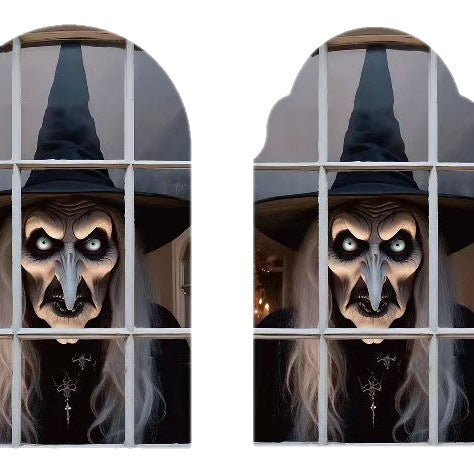 Halloween Ghost Holographic Mirror Decoration