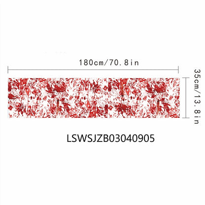 Bloody Handprint Tablecloth – Halloween Party Decor