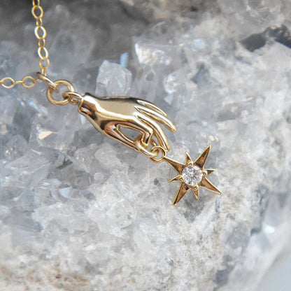 European And American Moon Man XINGX Necklace Eardrops Inlaid Opal Gold-plated Accessories