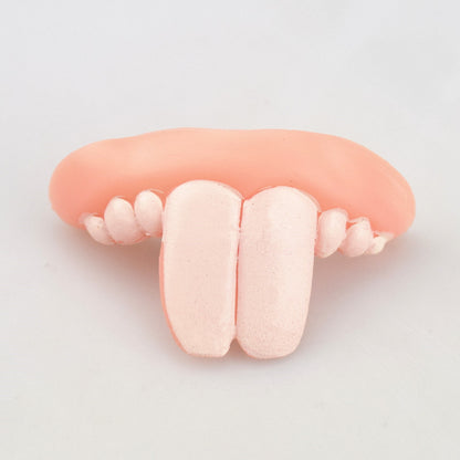 Halloween Funny Fake Teeth Toy – Silicone Dentures