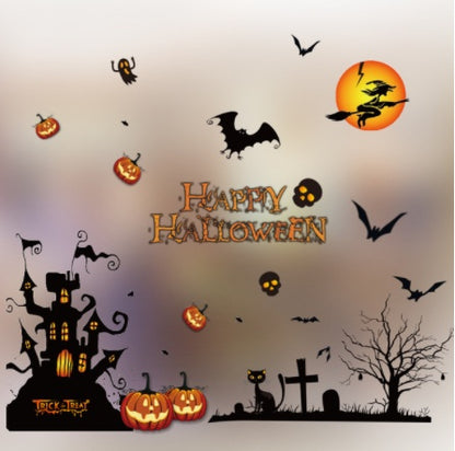Halloween Colorful Static Stickers