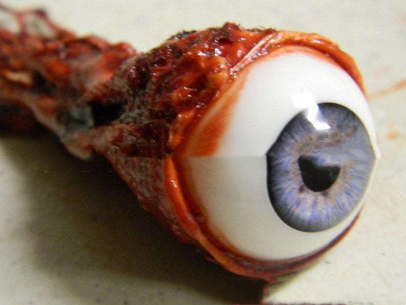 Halloween Latex Eye Prop – Scary Tearing Effect