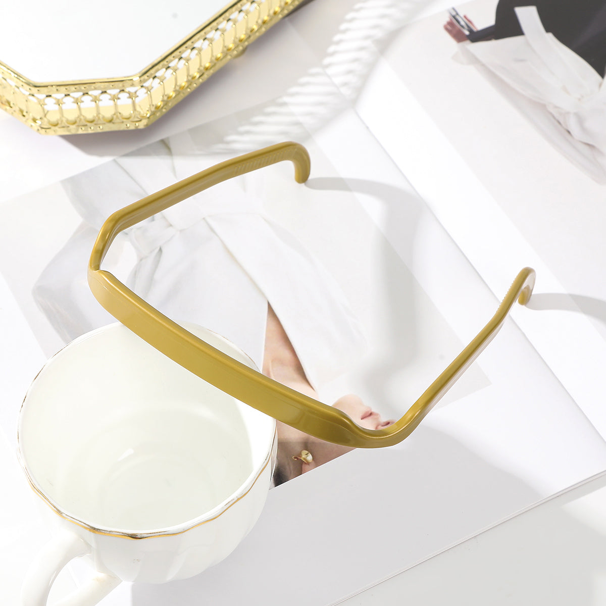 Invisible Hair Headband Square Design Stylish Hair Band Fashion Accessory
