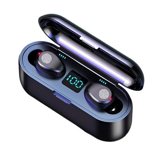 Bluetooth Earphone with LED Display & Voice Control