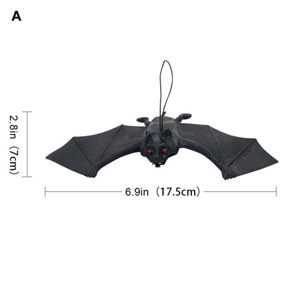Halloween Hanging Bat Decoration – Realistic & Spooky