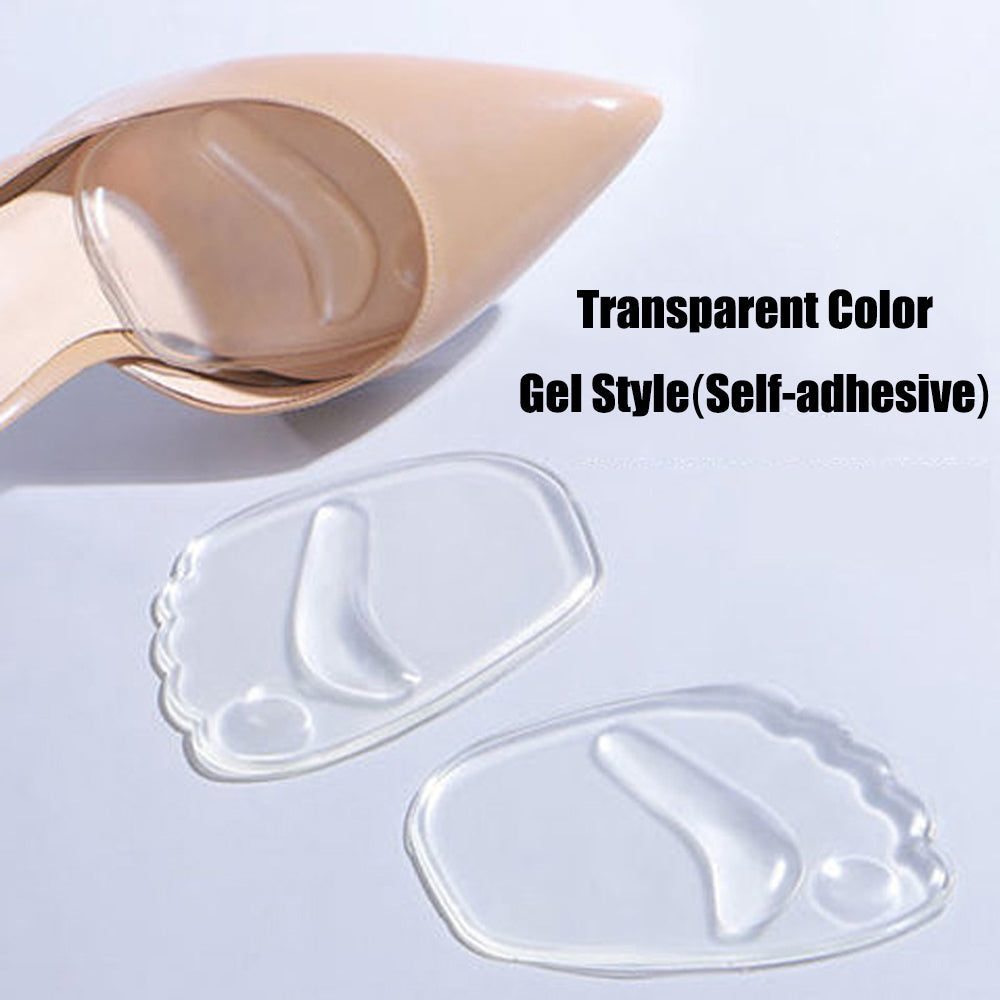 Forefoot Insert Pads for Heels Soft Cushion Insoles Pain Relief