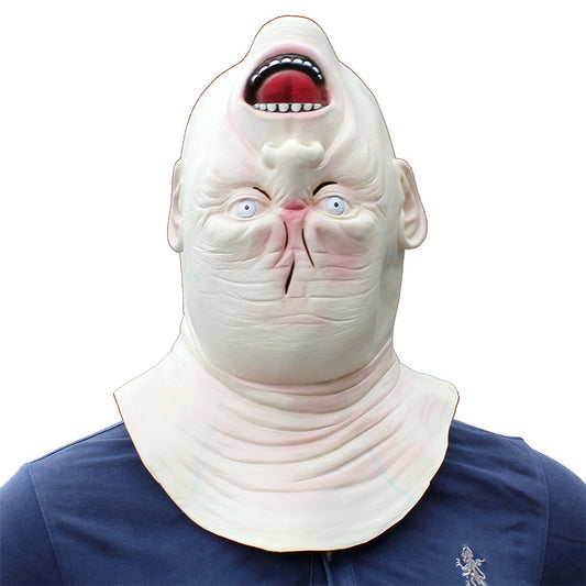 White Horror Face Mask – Halloween Party Prop