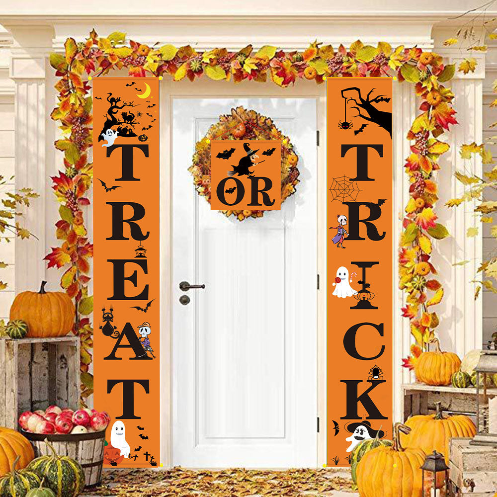 Halloween Outdoor Banner – Spooky Couplets