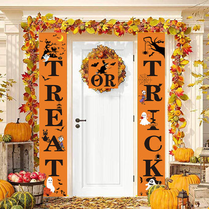 Halloween Outdoor Banner – Spooky Couplets