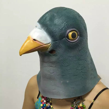Halloween Green Dove Headgear – Fun Costume Mask