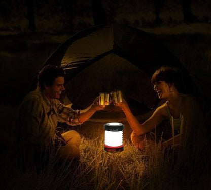 Solar Collapsible Camping Lantern with Power Bank