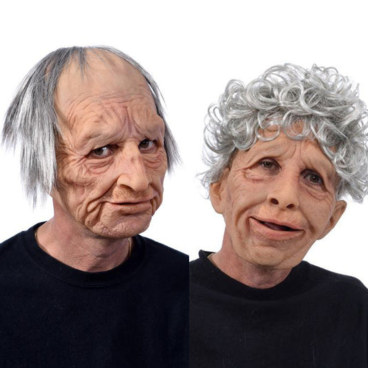 Halloween Old Man Latex Mask – One Size
