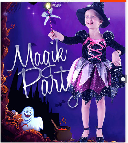 Baby Girls Halloween Witch Costume – Kids Cosplay