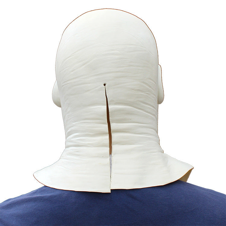 White Horror Face Mask – Halloween Party Prop