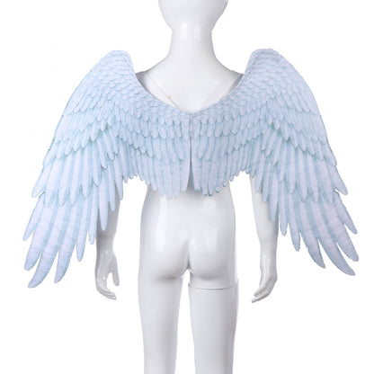 Halloween Angel Wings – Oversized Black & White
