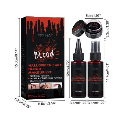Halloween Fake Blood Makeup Set – Realistic Effects