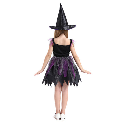 Kids Witch Halloween Costume – Fun Dress & Hat