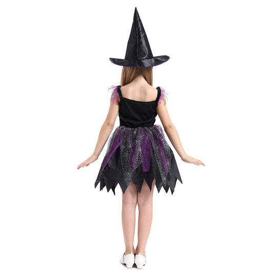 Kids Witch Halloween Costume – Fun Dress & Hat