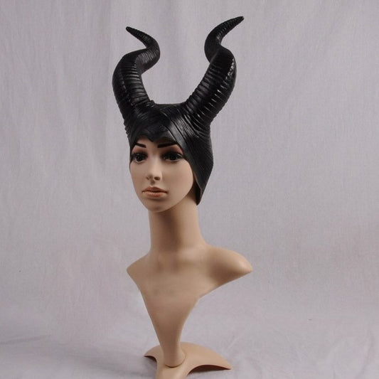 Halloween Maleficent Latex Headgear