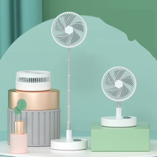 Portable USB Rechargeable Mini Fan – Foldable & Quiet
