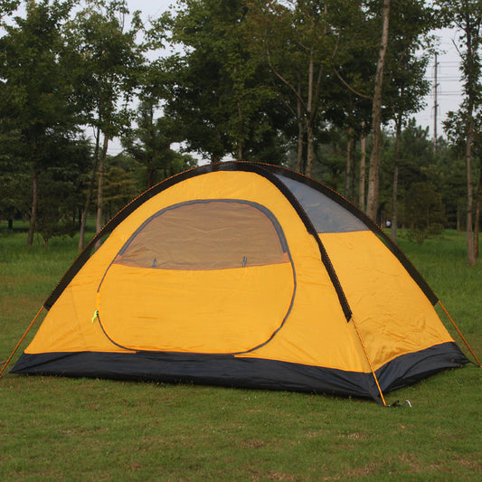 Outdoor Double-Layer Aluminum Pole Camping Tent