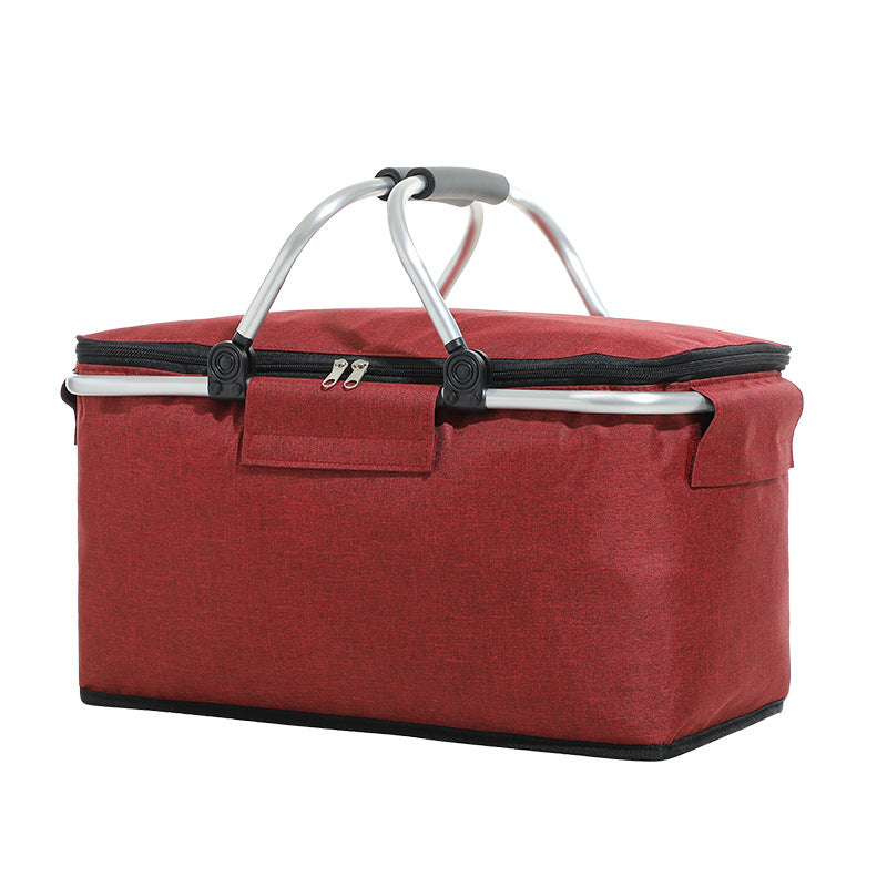 Folding Insulated Picnic Basket – Portable & Lightweight