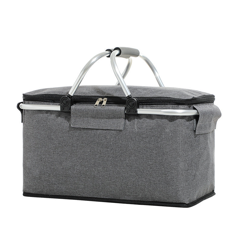 Folding Insulated Picnic Basket – Portable & Lightweight