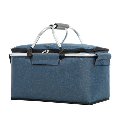 Folding Insulated Picnic Basket – Portable & Lightweight