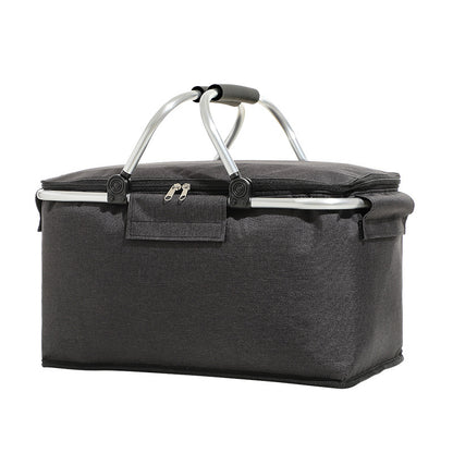 Folding Insulated Picnic Basket – Portable & Lightweight