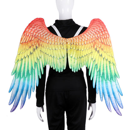 Halloween Angel Wings – Oversized Black & White