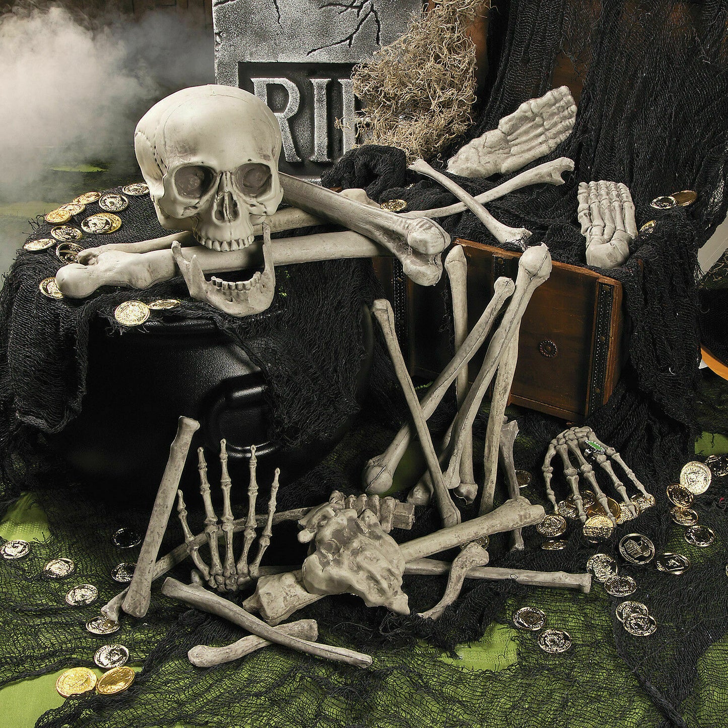 Halloween Skeleton Bones Set – 28pcs Party Decor