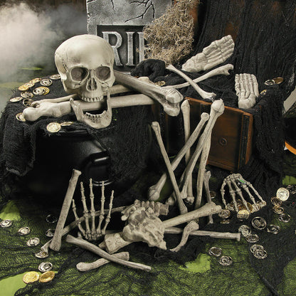 Halloween Skeleton Bones Set – 28pcs Party Decor