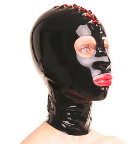 Unisex Halloween Latex Mask – Black
