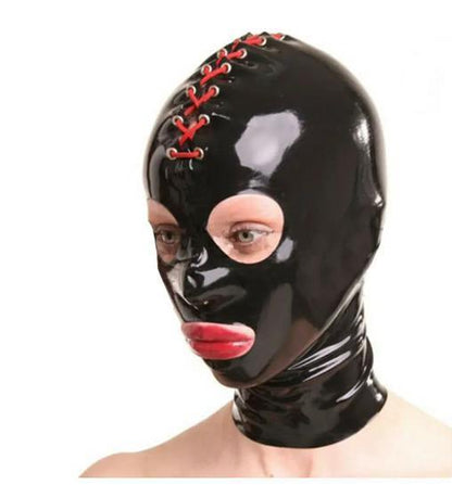 Unisex Halloween Latex Mask – Black