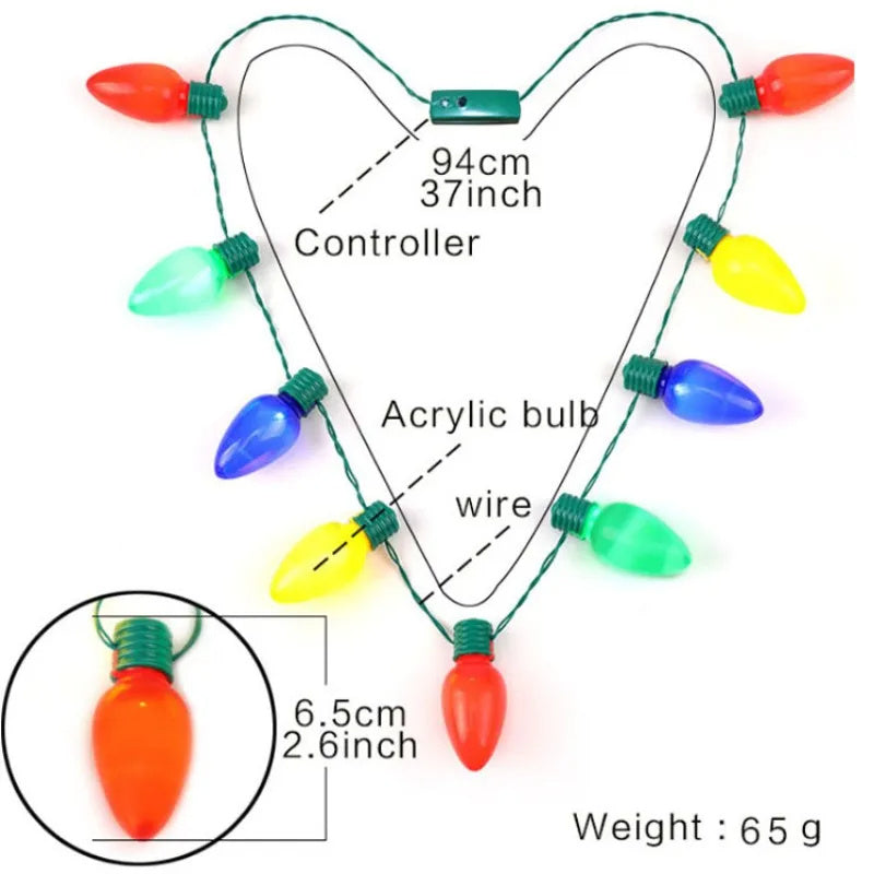 Luminous Necklace – Colorful LED Party Necklace
