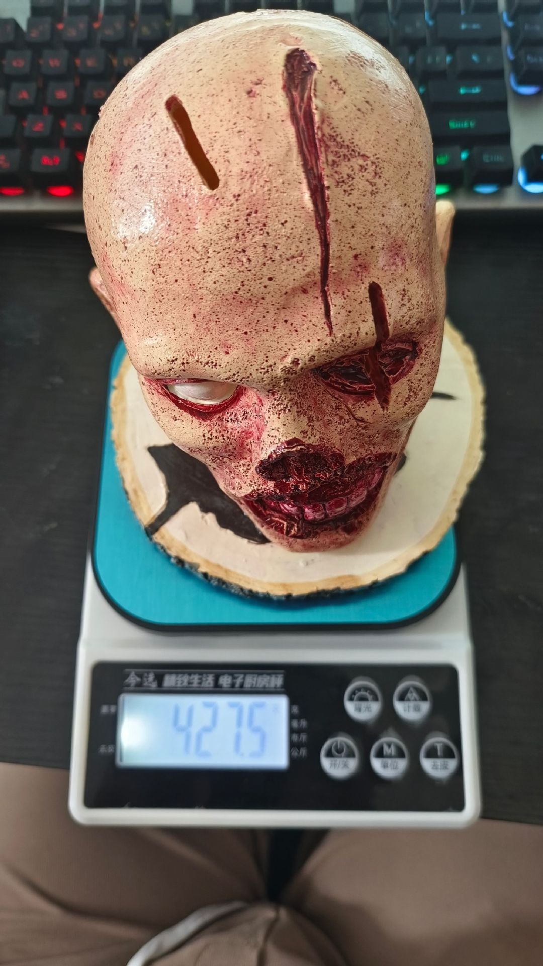 Halloween Knife Head Decoration