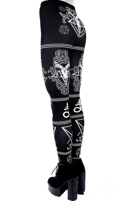 Women's Halloween Print Yoga Pants – Comfortable Fit