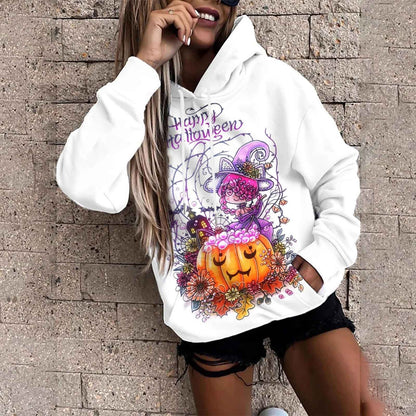 Women’s Halloween Padded Sweater – 3D Street Style