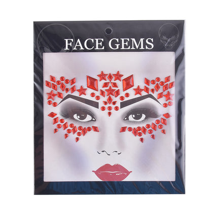 Halloween Face Tattoo Stickers
