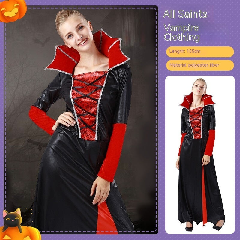 Halloween Vampire Costume – Cloak & Suit for Adults