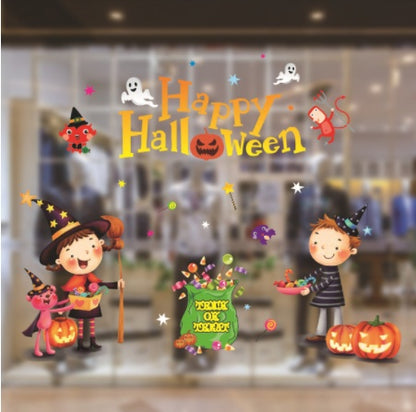 Halloween Colorful Static Stickers