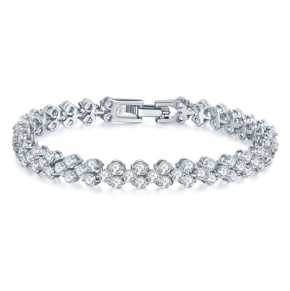 Women's Simple Fashion Hollowed-out Rhinestone Zircon Bracelet