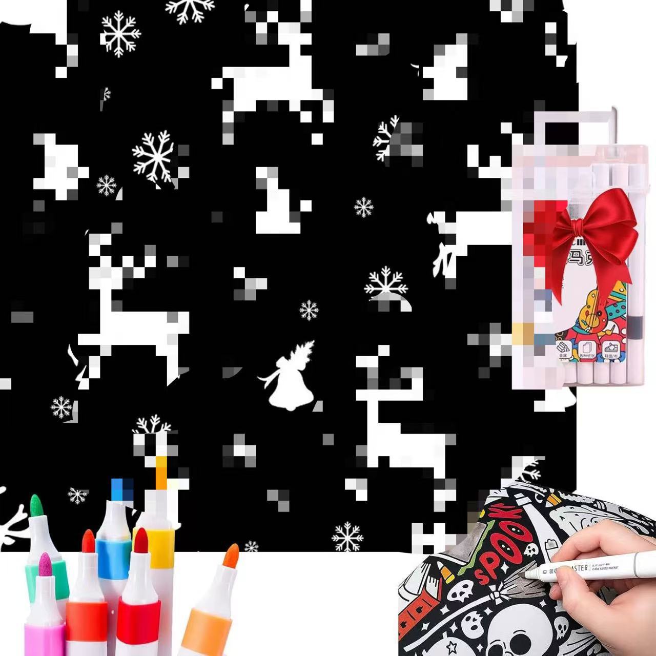DIY Coloring Blanket with Markers Creative Color Your Own Throw Blanket