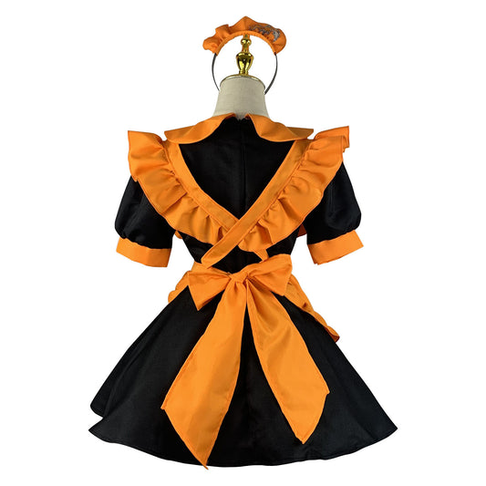 Halloween Maid Costume – Polyester Dress & Accessories