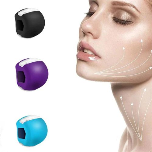 Jawline trainer silicone chew pads for facial muscle toning and stronger jawline