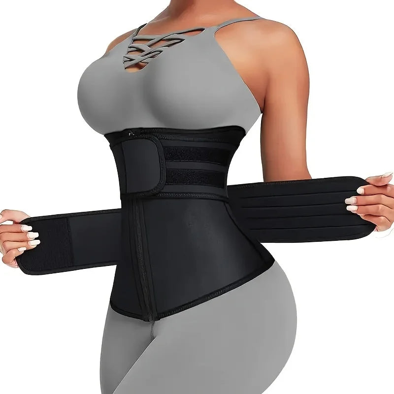 Adjustable Waist Belt Body Shaper with Neoprene rubber for fat burning and waist toning during workouts and daily activities