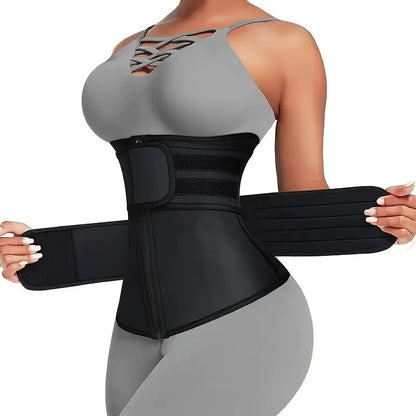 Adjustable Waist Belt Body Shaper with Neoprene rubber for fat burning and waist toning during workouts and daily activities