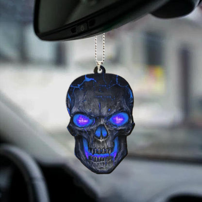 Halloween Skull Car Pendant – Acrylic Ornament