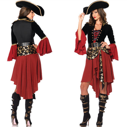 Women's Pirate Halloween Costume Set